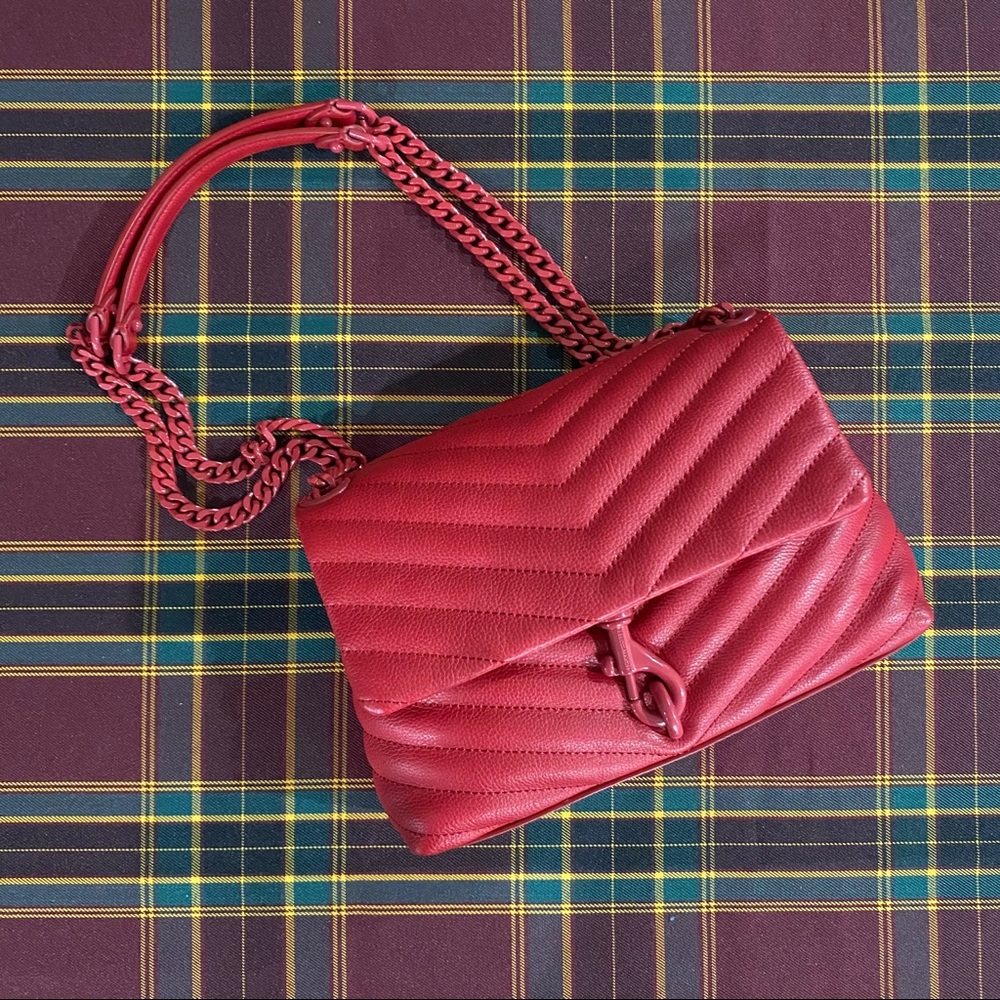Rebecca Minkoff Paprika Red Edie Crossbody Bag